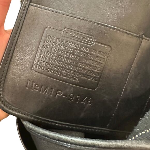 Vintage Coach Black 9148 Legacy Hobo Bag - Picture 8 of 10